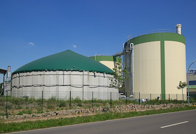 AD plant treats organic fraction of municipal waste AD plant treats organic fraction of municipal waste